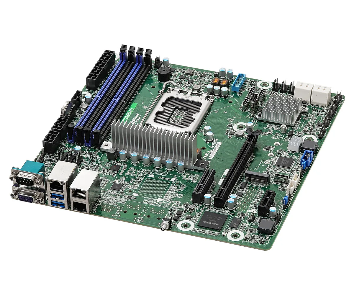 For ASRock Rack EC266D4U Micro-ATX Socket V1 LGA 1700 Supports Intel Xeon E-2400 series and Intel Pentium Gold G7400/G7400T DDR5