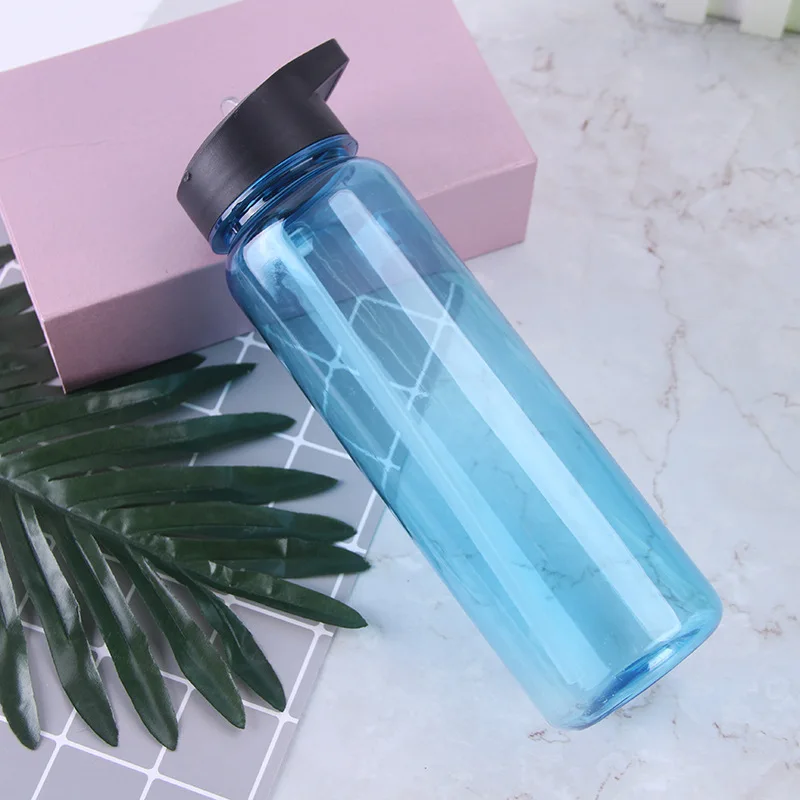 Bespoke Logo 25oz Leakproof Drinking Gym Plastic Water Bottles Carry for Fitness