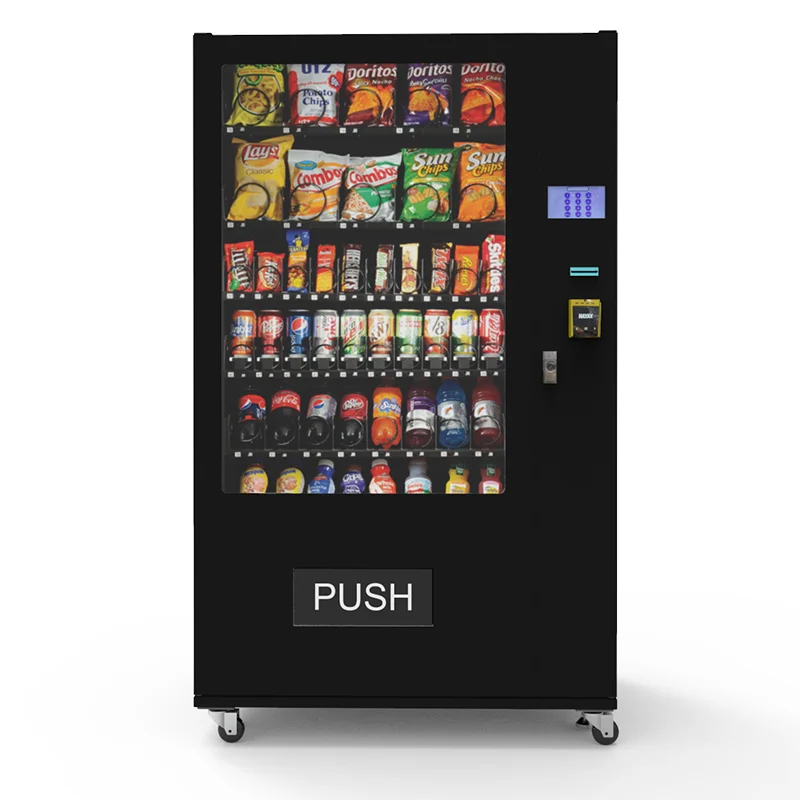 Germany Zhongda Automatic Drink Snacks Vending Machine Beer Wine Vending Machine With Cooling System