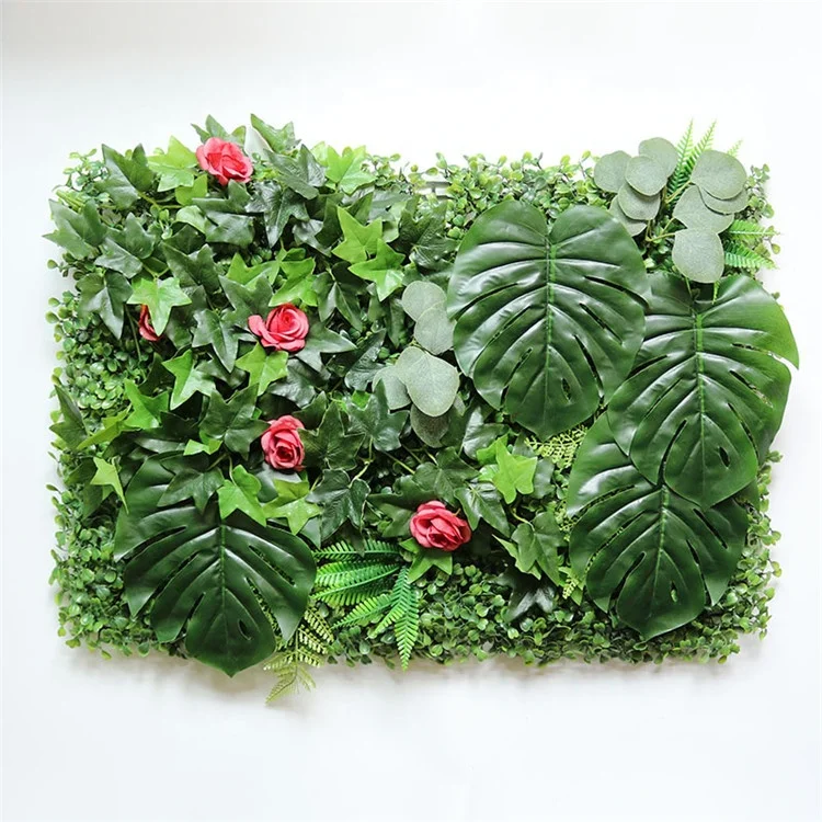 K-0277 Custom Artificial Green Grass Decorative Home Garden Plant Wall Artificial Grass Wall