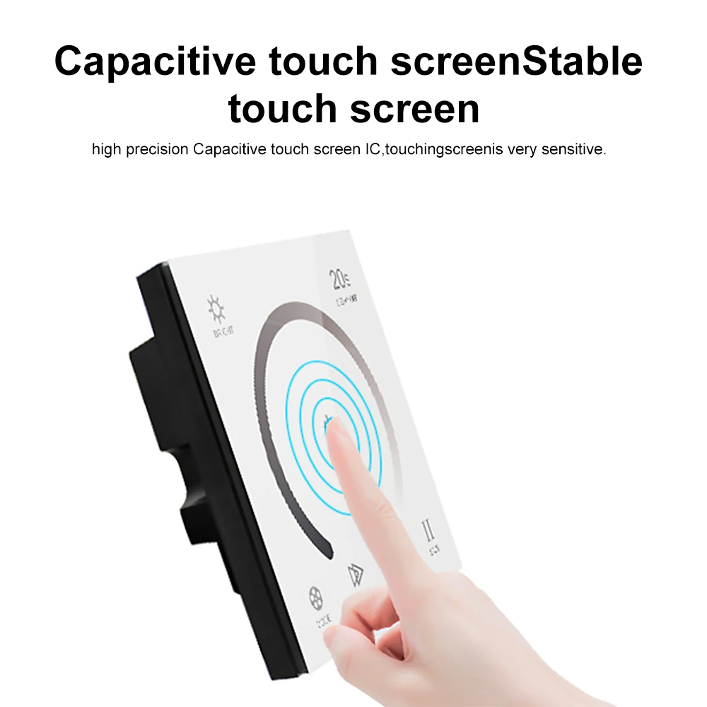 New Design Smart Panel Led Dimmer Touch Switch Wall Mounting Controller for Led Strip