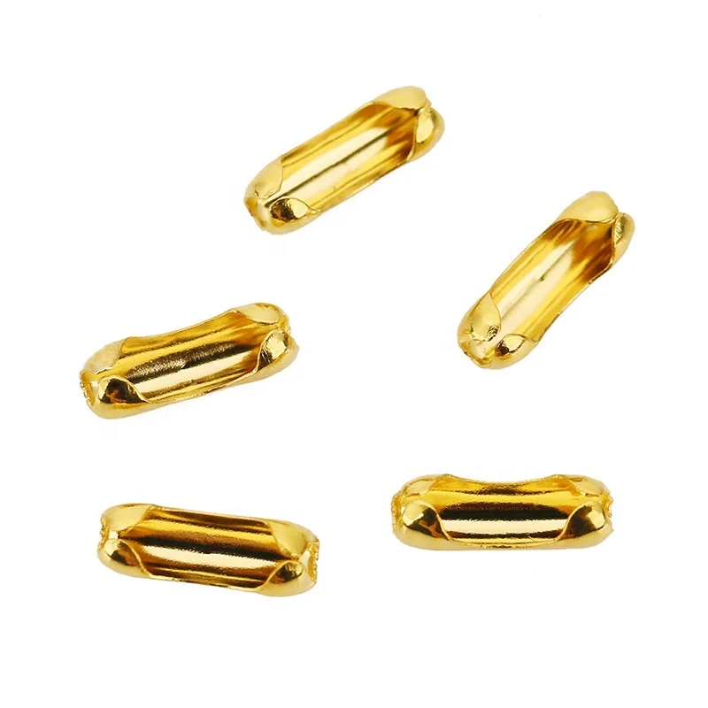 Factory Price Stainless Steel Findings Buckle Connector Jewelry Making Supplies Clasps For Bead Ball Chain Connector
