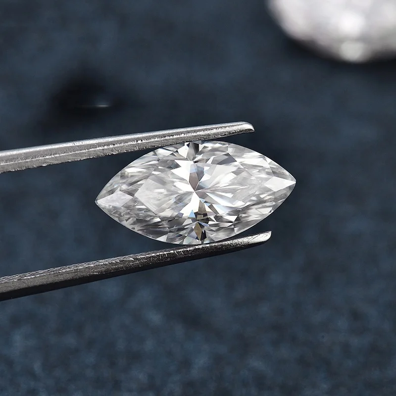 HMOIS moissanite custom GH color cut VVS1 wholesale price manufacturer marquise cut moissanite diamonds for necklace