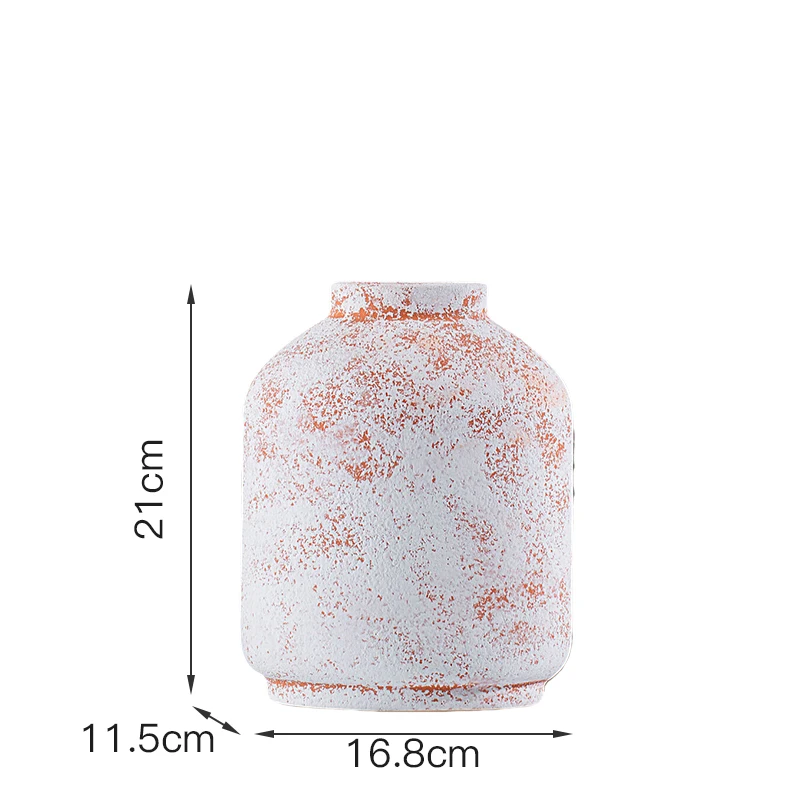 2024 Modern Minimalist Rustic Ceramic Flower Vase Art Deco Design Tabletop Decorative Ceramic Vase Interior Congratulations