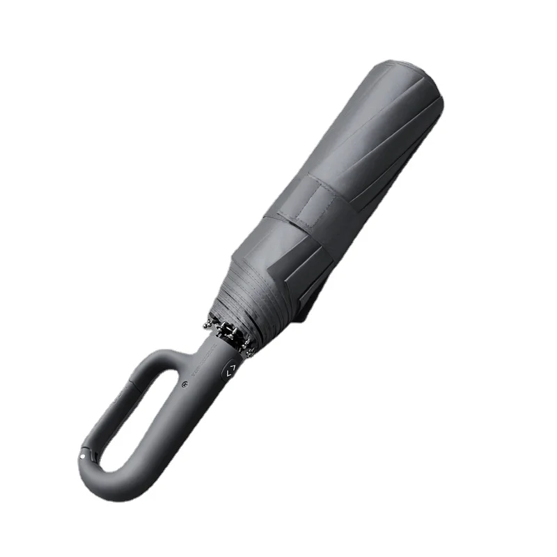 Portable Buckle hook loop lock handle  umbrella Custom Color Sunscreen new product easy carry unique blue umbrella for woman