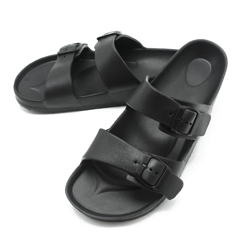 Дизайнерские летние туфли с логотипом на заказ сандалии для мужчин обувь Birkenstock Повседневные тапочки регулируемой пряжкой мужские из ЭВА