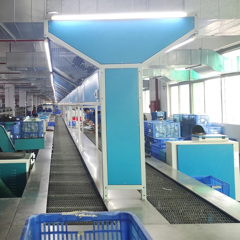 
JY-950 Factory Supply Shoe Assembly Line Rubber Conveyor Belt Type Shoe Making Production Line 