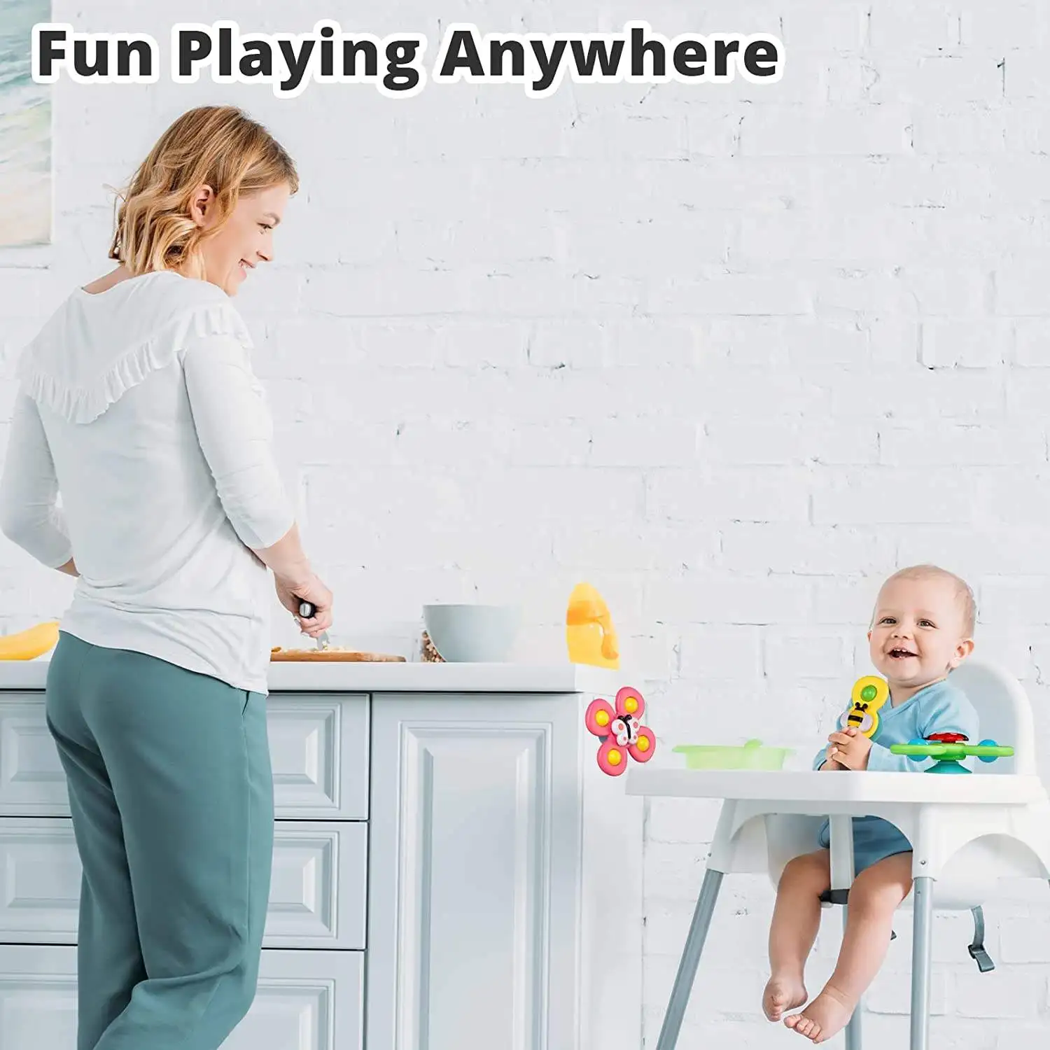 Hot Sale Suction Cup Spinner Toys For 1 2 Year Old Boys Baby Bath Fidget Spinner Toy Suction Cup Spinner Toy