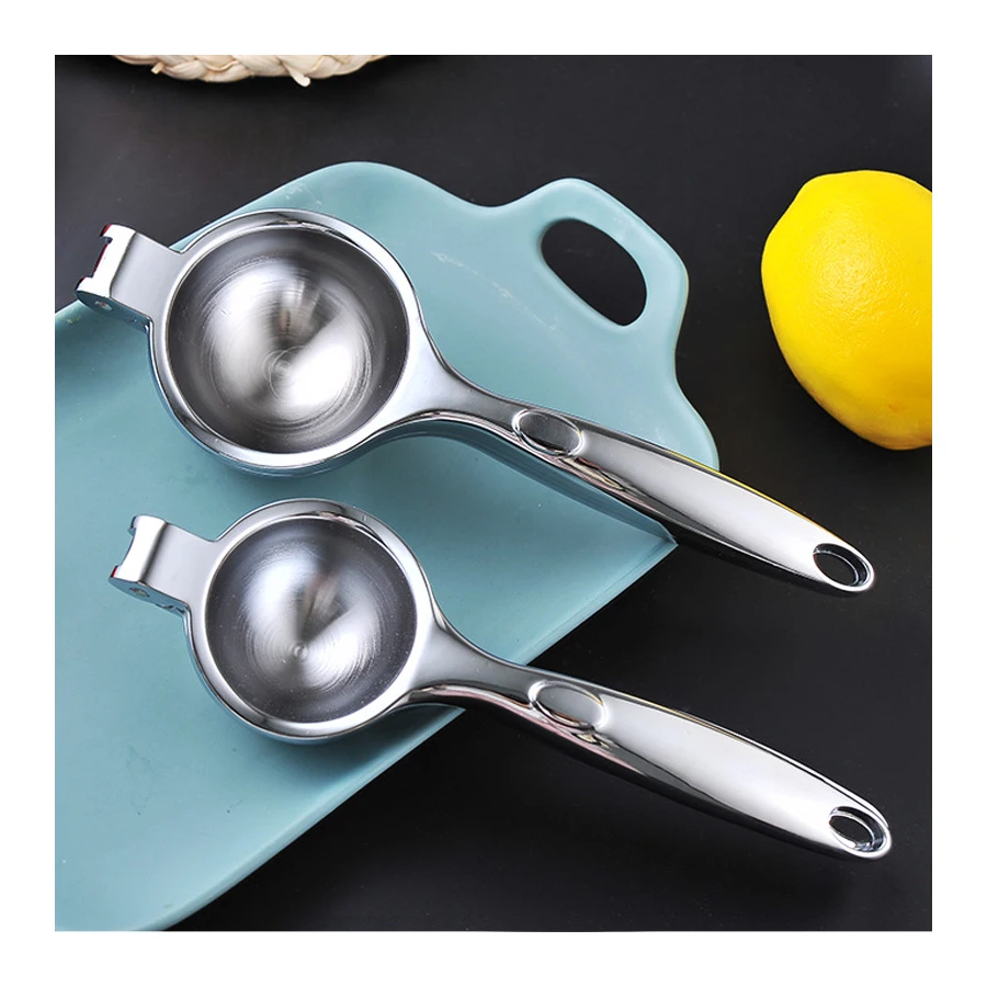 Household lemon holder Large stainless steel color manual juicer Household orange and fruit juicer