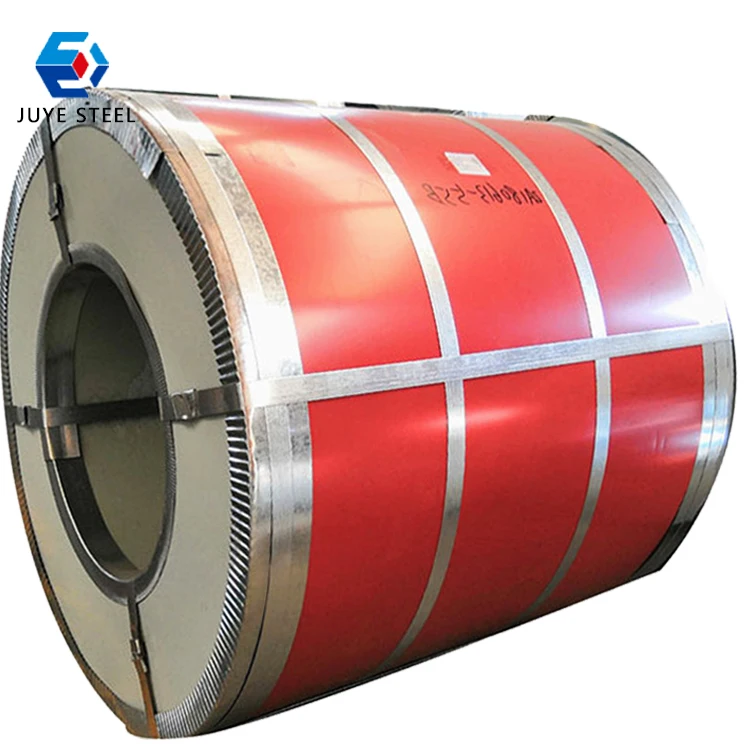 Red white ppgi steel coil ral for household appliances color coated prepainted coils