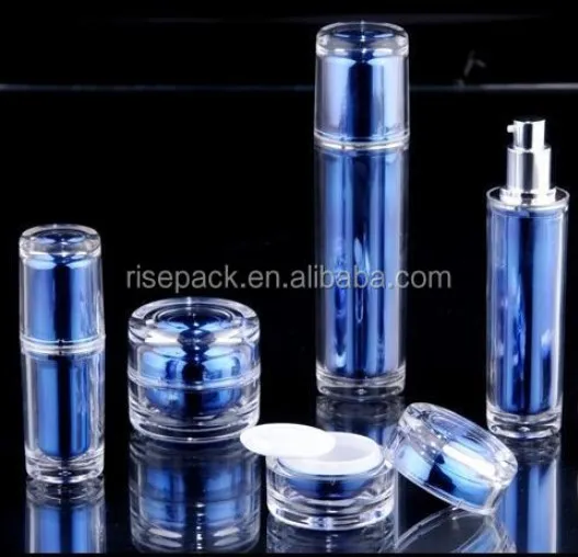 eco friendly cosmetic packaging pump bottle, biodegradable pump bottle, airless pump bottle cosmetic