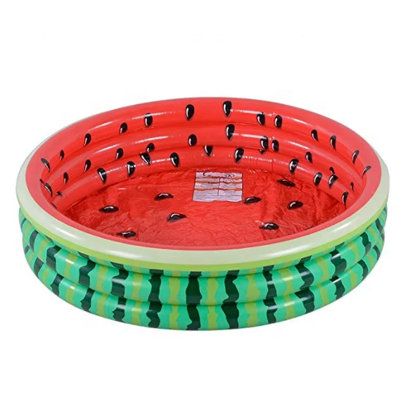 Надувной бассейн в виде арбуза, фруктов, гамбургеров, летний бассейн для водяных шаров 45 дюймов