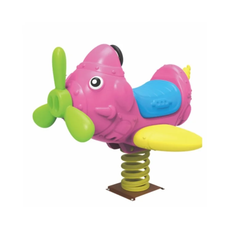 High Quality Children Fun Outdoor Cartoon Animal Spring Toy Play Equipment Ride on Toy