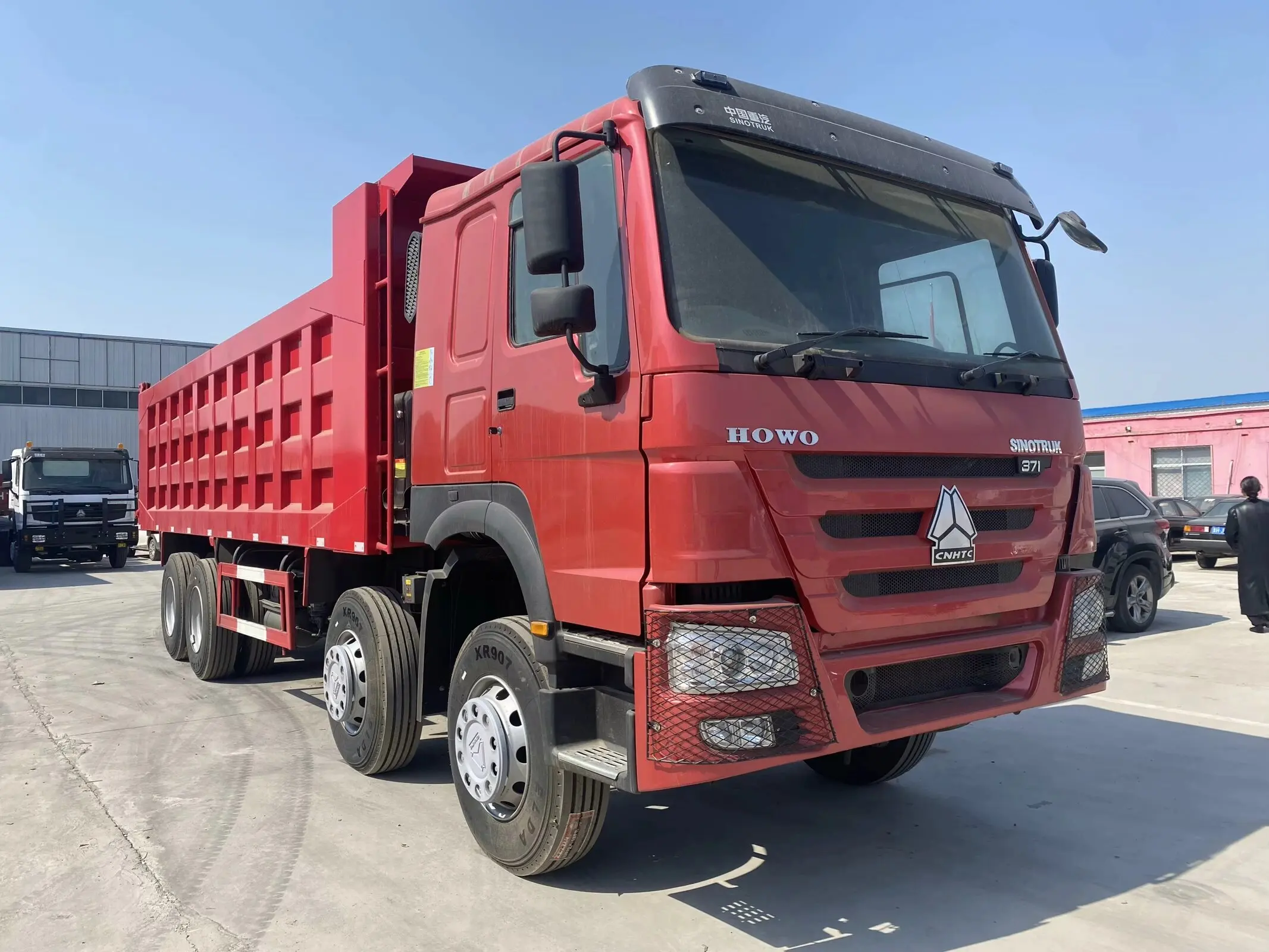 Хорошее качество Подержанный африканский рынок Sinotruk Howo 371 420hp самосвал 8*4 RHD/LHD Заводская прямая продажа