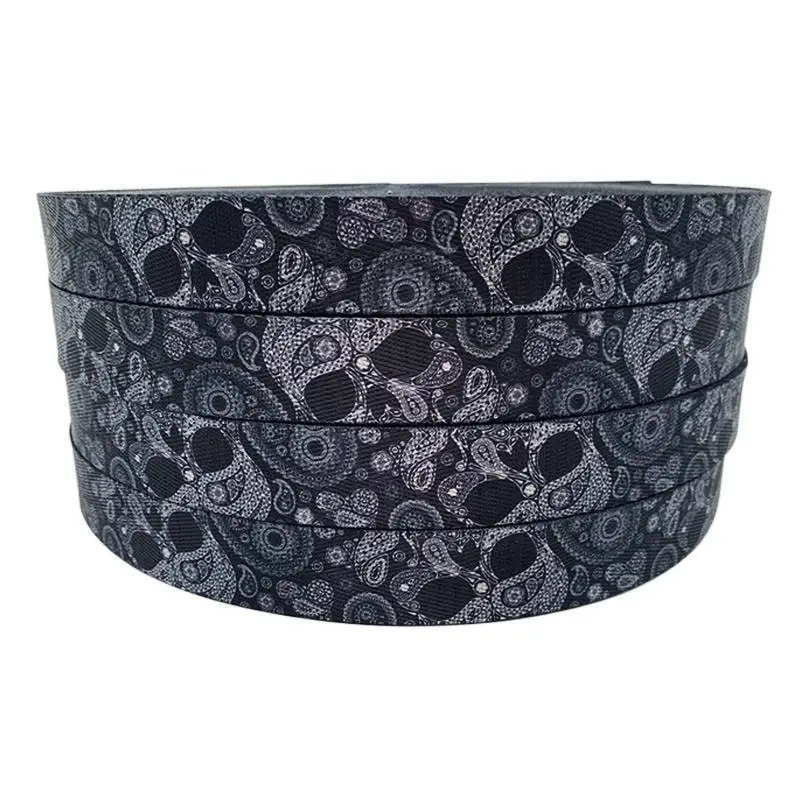 Custom High Quality Car Safety Seat Belt Webbing Strap Printed Polyester Webbing Strap For Pet Dog Collar Leash