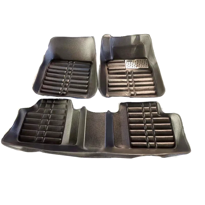 Car Floor Mats Liner Front & Rear carpet Mat Top Grade Hot Sales Auto Accessory Decorative Universal PVC Plush Car Floor Mat