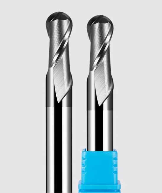 Wholesale double Flutes Spiral ball nose round bottom Cnc Milling Cutter ball nose cnc machining tools