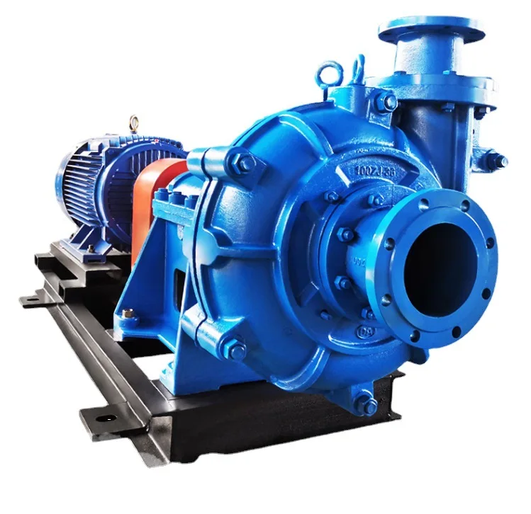 High viscous motor driven transfer sand  gold mining dredge Horizontal  slurry pump for sale