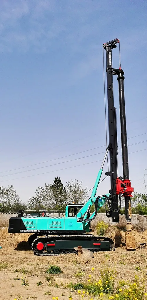 Cheap hydraulic 20m deep pile driver well rotary drilling rig machine