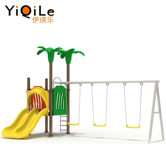 High quality wrought iron swing for garden for kids