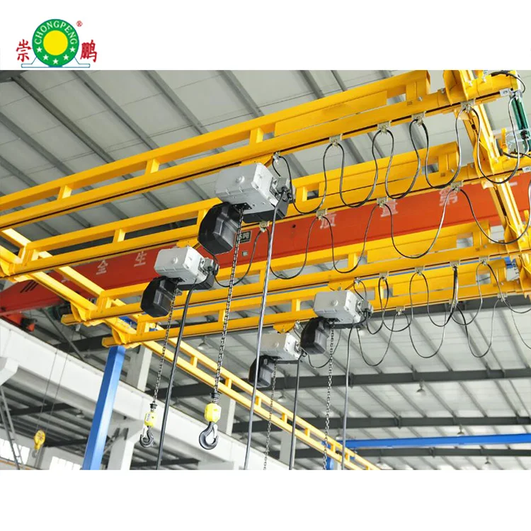 Supply Workstation Rigid Light Freestanding Bridge Crane Monorail Workshop Crane