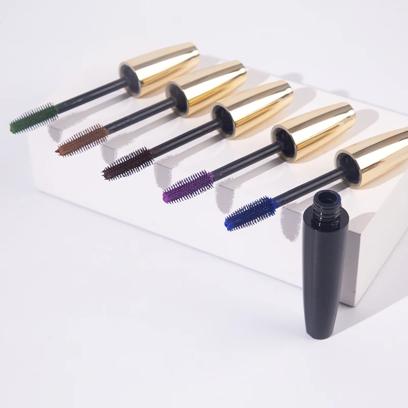 Customized Logo Eye Makeup Private Label Waterproof Mascara Natural Lengthening Mascara Cosmetics For Deep Skin People