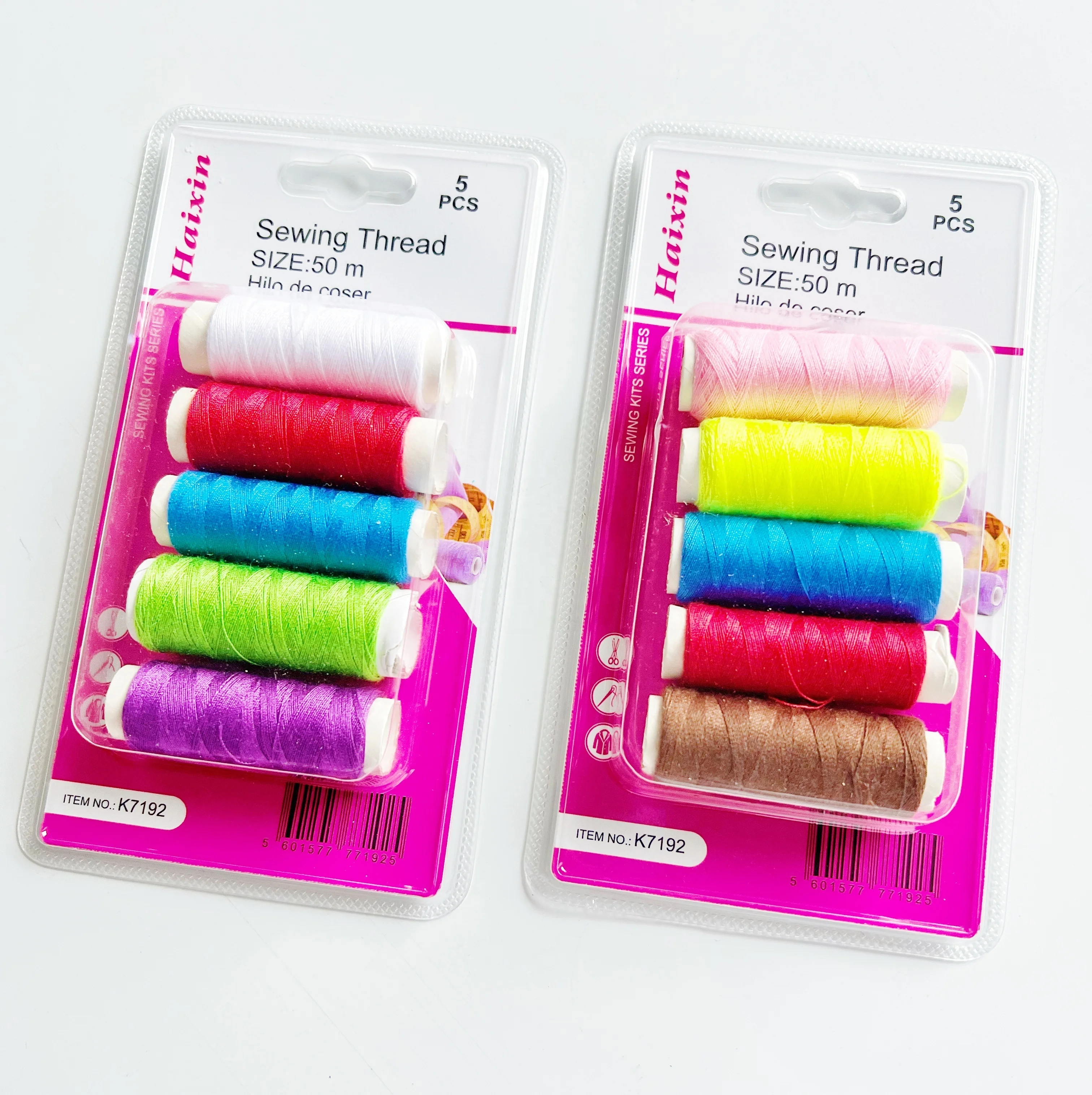 Different Colors Household Sewing Thread Kit Set in Blister Card
