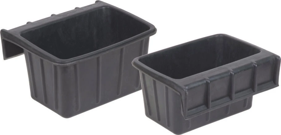 Fiber Reinforced Horse feeder equipment Hanging Manger rubber bucket