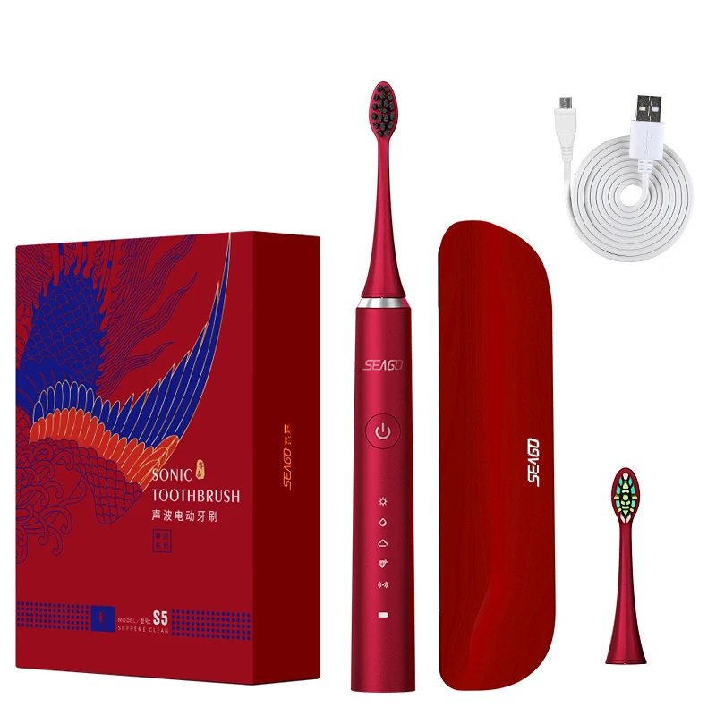 Seago Paint Spraying Series SG972 Ultra Whitening Sonic Electric Tooth Brush