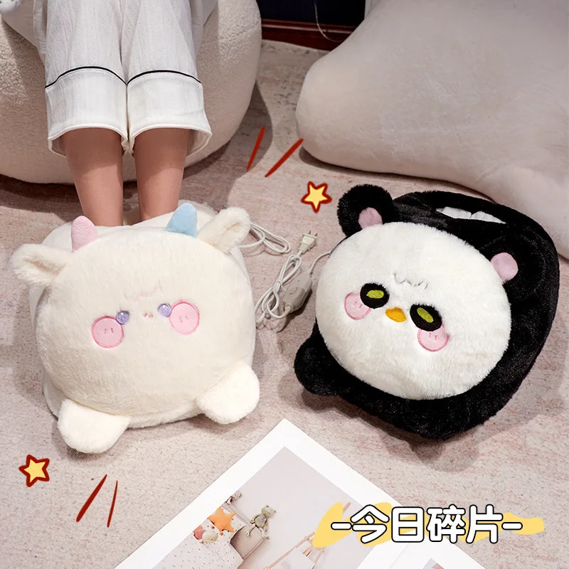 Cartoon Foot Warmer Cute Plug-in Foot Warmer Office Heating Foot Warmer Winter Electric Shoes