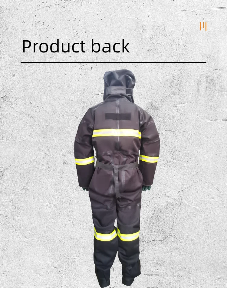 Chemical Resistant Clothing Nuclear Radiation Protection Anti-Static and Waterproof Feature for Chemical Suits