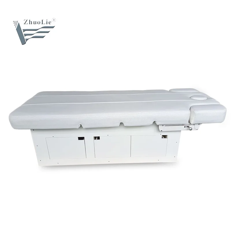 Luxury Beauty Salon Spa Bed Facial Beauty Lash Bed Heating Mattress 3 Motors Electric Massage Table