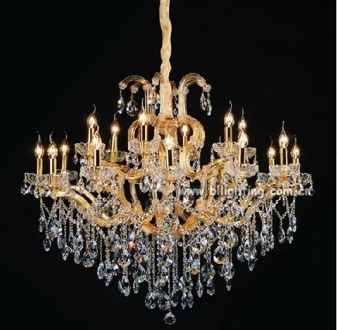 Golden wholesale maria theresa chandelier austria mother theresa crystal lighting wholesale price crystal candle chandelier