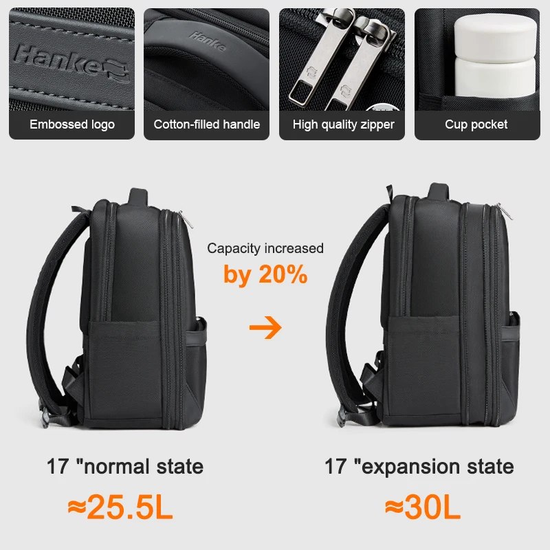 New waterproof travelling backpack bag office computer bag laptop backpack side pocket 180 degree openning custom backpack