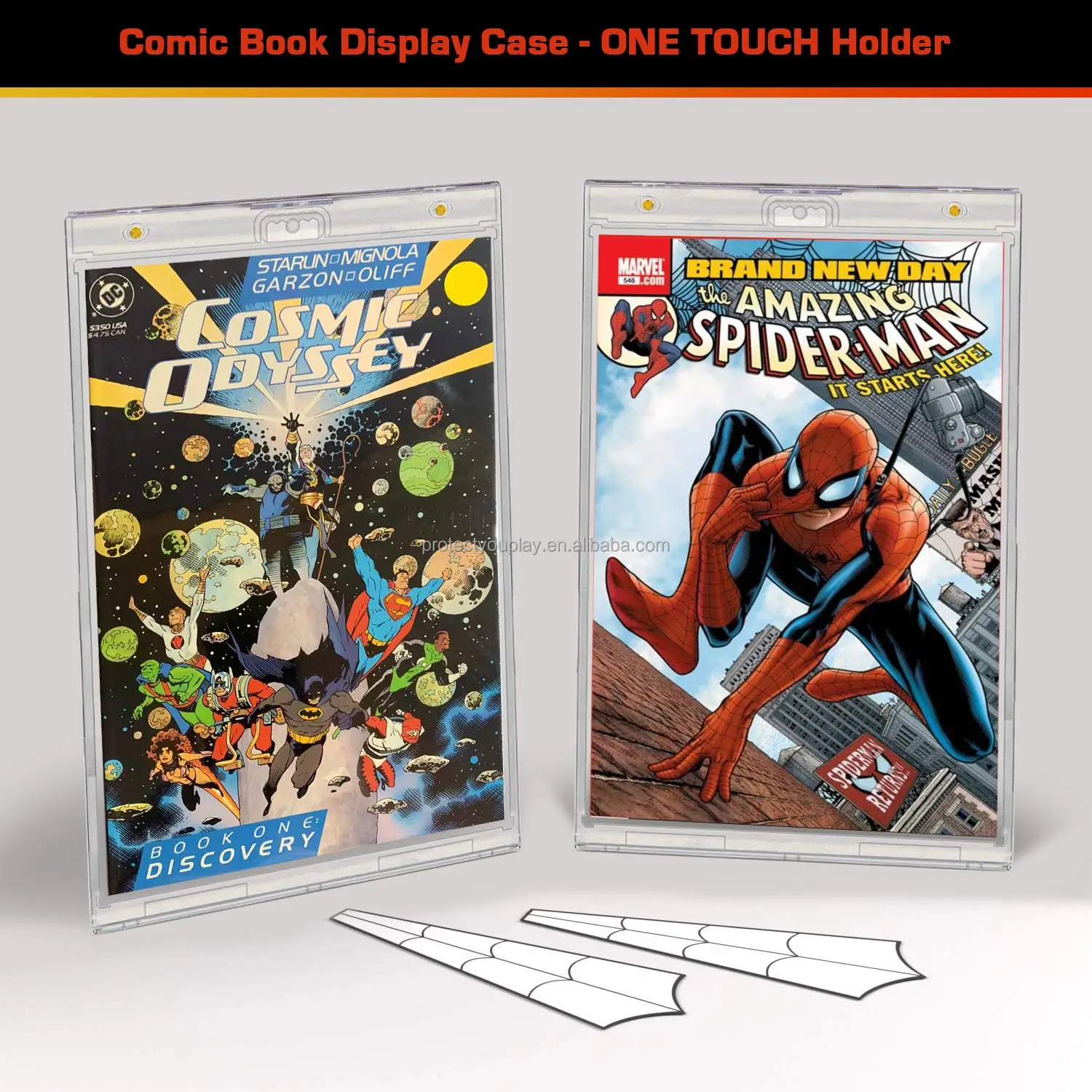 Ultra Clear Pro 100% UV Protection Currenct Size One Touch Comic Book Magnetic Holder