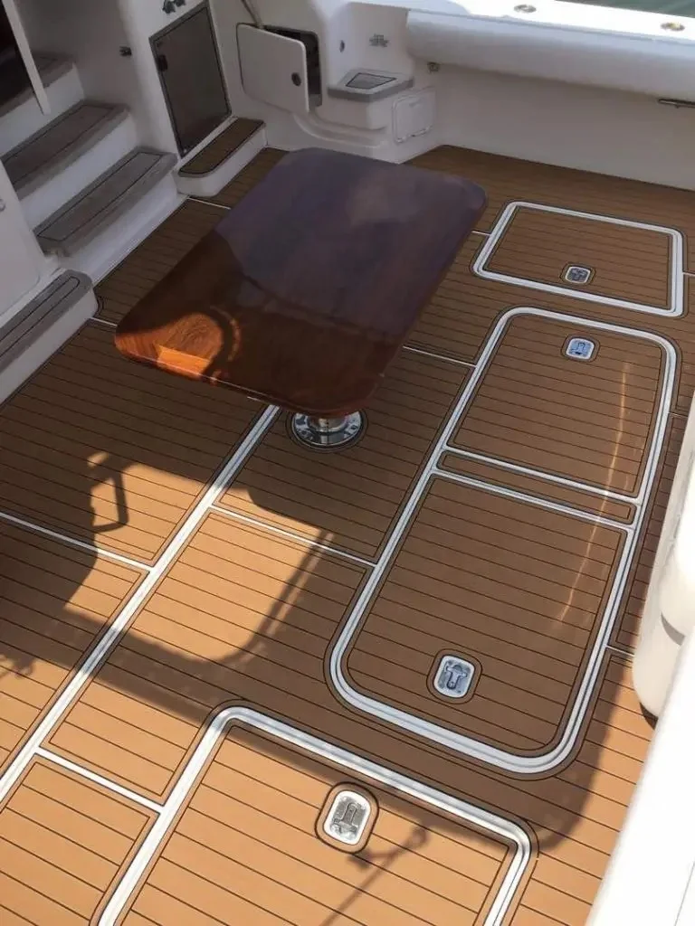 Komin Marine Faux Teak Foam EVA Flooring For Boat Sea Ray Sundancer 340