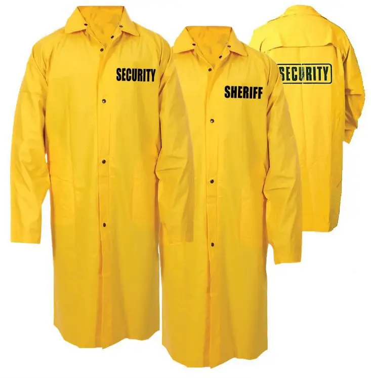 New Arrival Raincoats Men Security Motorcycle Jackets Full Length Waterproof Raincoat