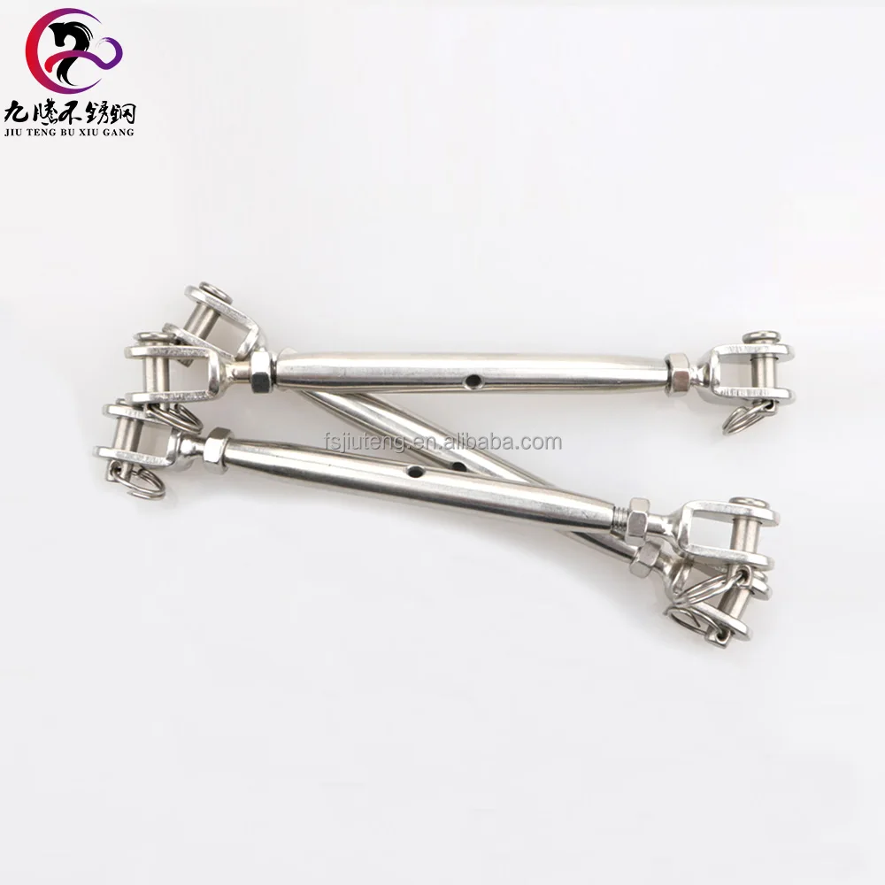 steel wire rope connector tightener 304 316 stainless closed body Jaw-Jaw