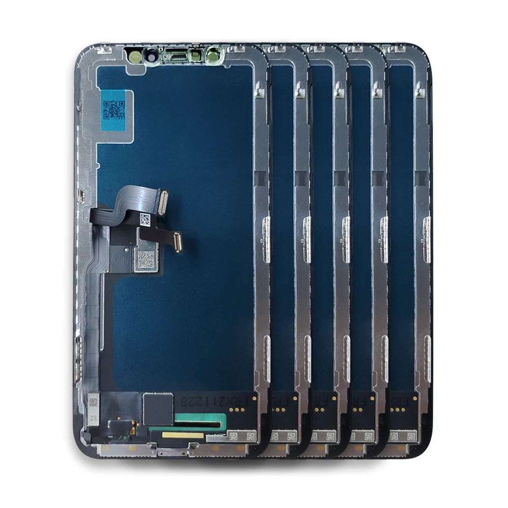 wholesale factory refurbish broken lcd mobile phones XS spare parts repair JK incell lcd touch screen displays for iphone X