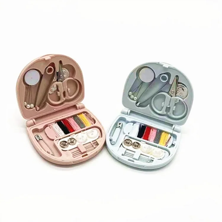 Hot Sale Mini Portable Travel Hotel Home Needle and Thread Buttons Sewing Kit