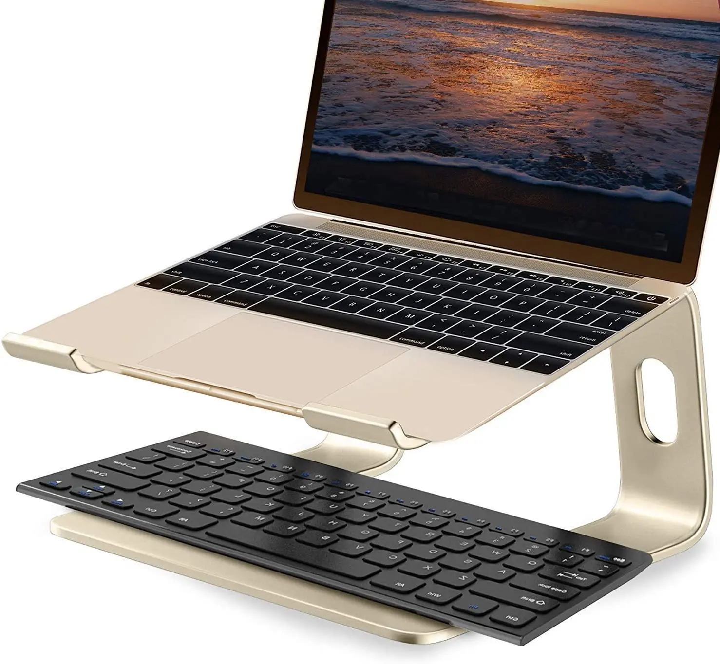  Computer desk laptop stand anti-slip Detachable Laptop Stand Compatible with 10-15.6 In Laptops