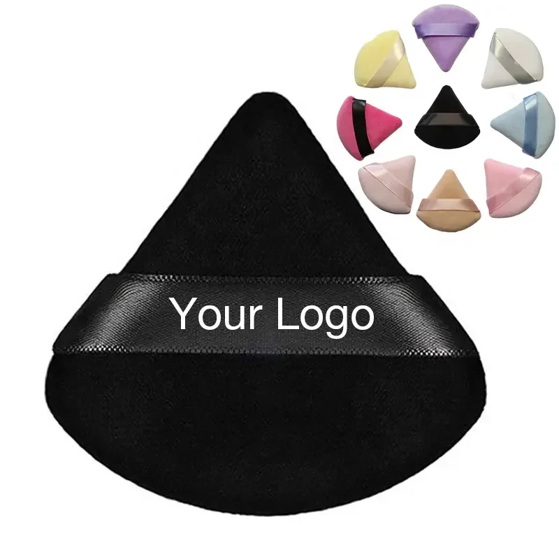 2pcs Private Label Custom Logo Makeup Sponge Cosmetic Puff  Customized Powder Puff