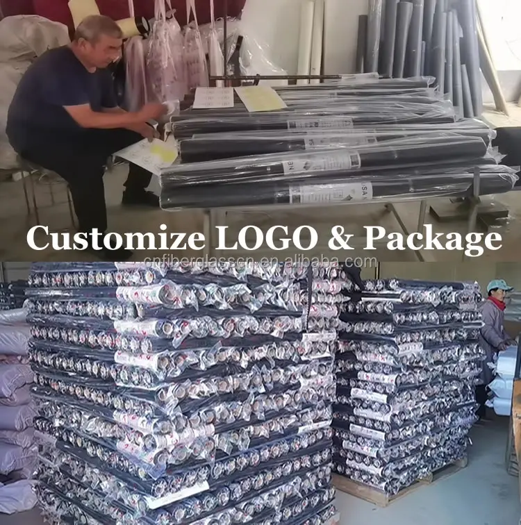 Fiberglass Wire Netting Long Warranty Anti Mosquito Net Window Screen Fabric Fiberglass Mesh Covering Nylon Roll Mosquito Net