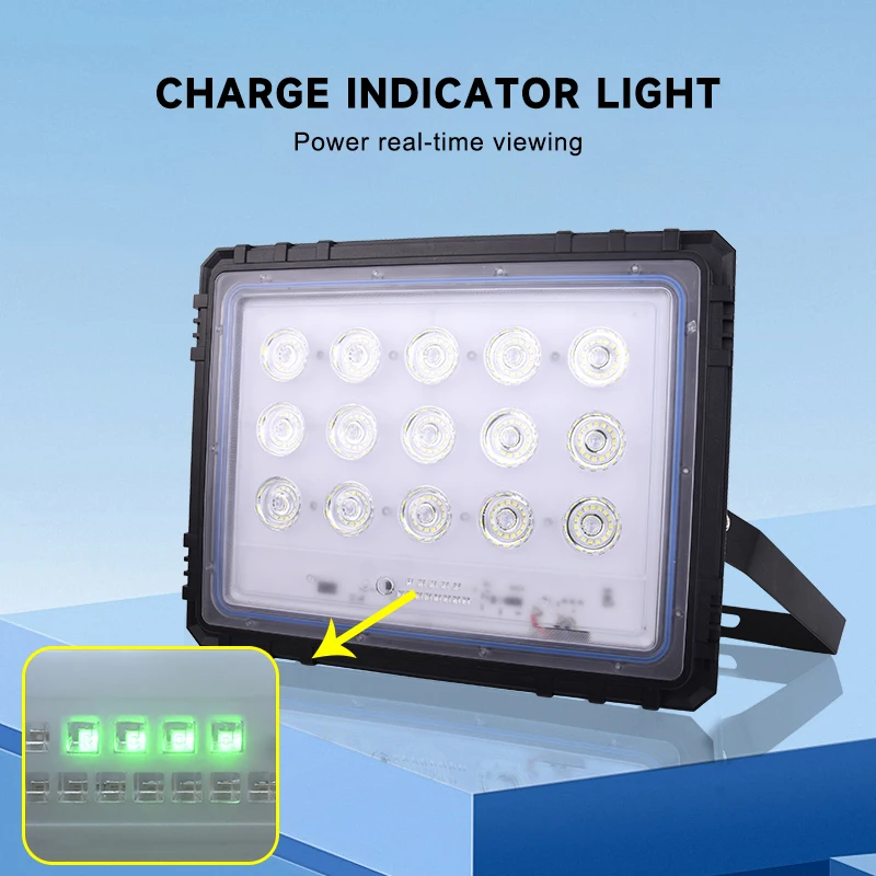 Floodlight Solar Motion Lights Outdoor 100W 200W 300W Ip65 Waterproof Led Solar Flood Lights For Road Farm Garden