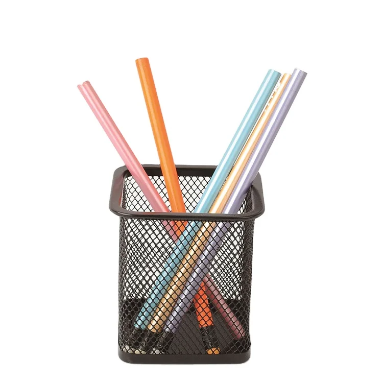 CQY 804 Square Metal Mesh Pencil holder/Pen Stand pot