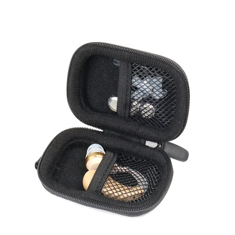 Hearing Aid Storage Case Small Portative Carry Case Hearing Aid Case Holder for Hearing Aids Outdoor Travel