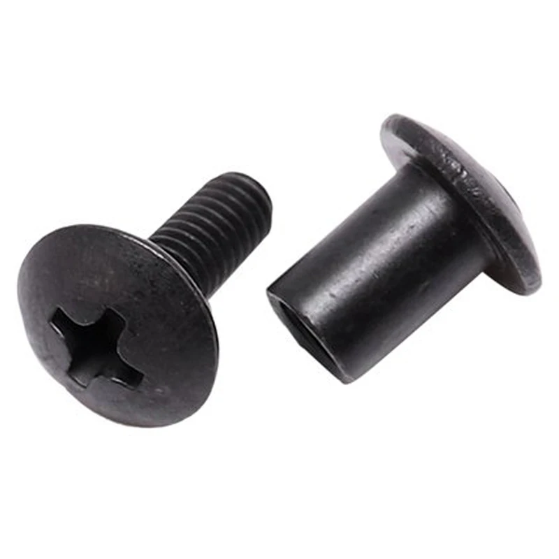 Kydex screws rivet m4  m12 decorative iridescent steel black solid 5mm binding head post rivet kydex screws