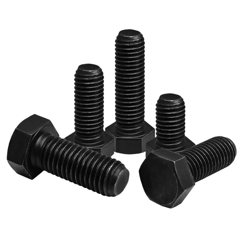 DIN 933 DIN 931 Yellow Zinc Plated Hexagon Head Bolts Hex Bolts and Nuts