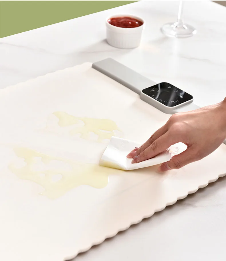 Multi level temperature regulation Silicone Rapid Heating Chopping Board  warm cutting board