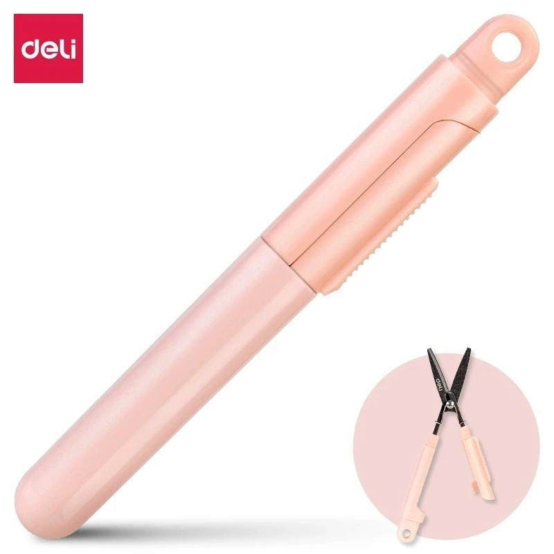 Deli 77761 канцелярские ручки типа складные мини-ручки маленькие ножницы